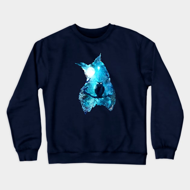 Oracular Owl Crewneck Sweatshirt by DVerissimo